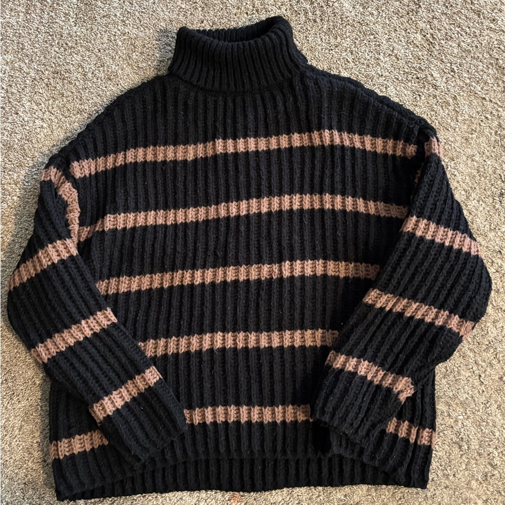 Forever 21 Black Knit Turtleneck